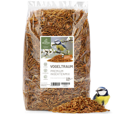 Vogeltraum - Premium Insektenmix 500g