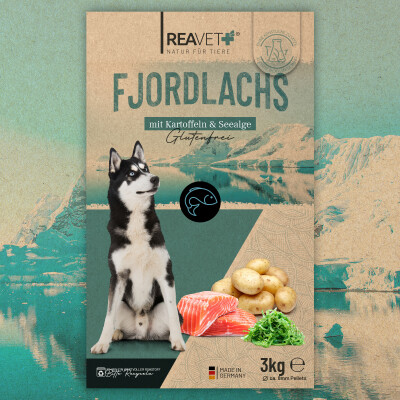 Trockenfutter Fjordlachs - mit Kartoffeln & Seealge 3kg